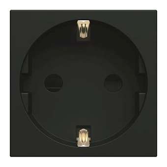 Prise de courant Schuko gallery 2P+T night|Hager-HAGWXF160N