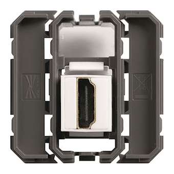 Prise HDMI gallery prise traversante keystone|Hager-HAGWXF633