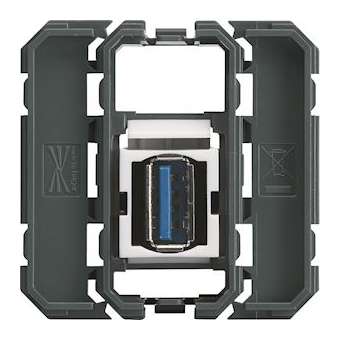 Prise USB 3.0 gallery prise traversante|Hager-HAGWXF644