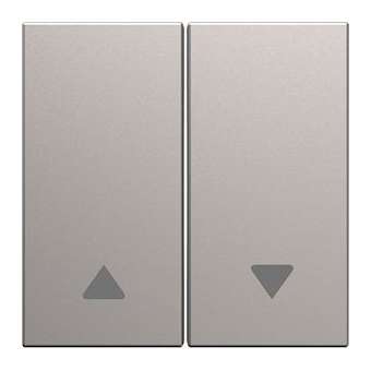 Enjoliveur interrupteur volet roulant gallery titane|Hager-HAGWXD300T