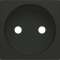 Enjoliveur prise de courant 2P gallery night|Hager-HAGWXD102N