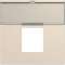 Enjoliveur prise RJ45 gallery avec porte-étiquette 2 modules dune|Hager-HAGWXD206D