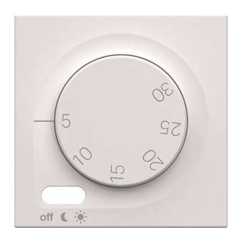 Enjoliveur thermostat gallery pure|Hager-HAGWXD315B