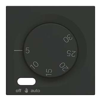 Enjoliveur thermostat fil pilote gallery night|Hager-HAGWXD316N