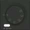 Enjoliveur thermostat fil pilote gallery night|Hager-HAGWXD316N