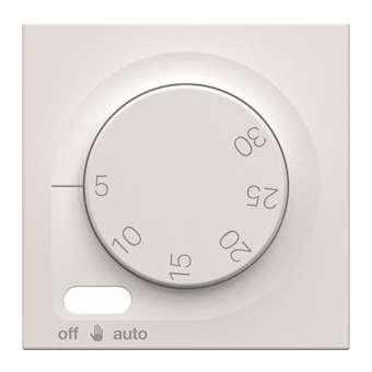 Enjoliveur thermostat fil pilote gallery pure|Hager-HAGWXD316B