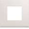 Plaque gallery plastique injecté 1 poste pure carton de 50|Hager-HAGWXP000250