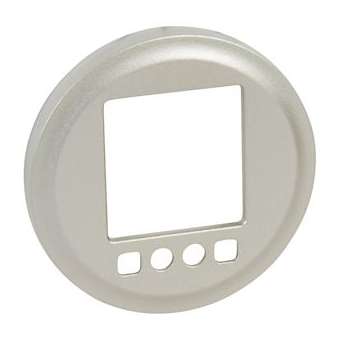 Enjoliveur Céliane pour interrupteur horaire programmable - finition titane|Legrand-LEG068338