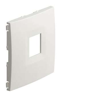 Kallysta enjoliveur pour prise RJ45 ou HP mono Blanc Névé|Hager-HAGWK751B