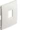 Kallysta enjoliveur pour prise RJ45 ou HP mono Blanc Névé|Hager-HAGWK751B