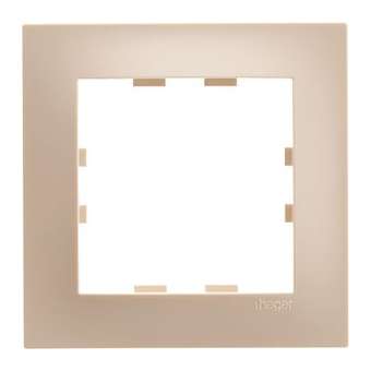 Kallysta pop plaque 1 poste coloris Lin|Hager-HAGWKN441