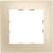 Kallysta pop plaque 1 poste coloris Dune|Hager-HAGWKN411