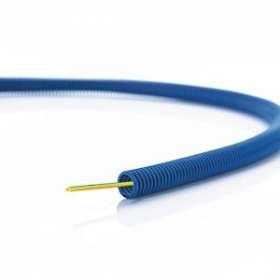 Conduit ICTA Chronofil vert-jaune D16 courant fort 1 conducteur 2,5mm² RAL5010|Legrand-LEG09028