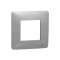 Unica Studio - plaque de finition - Alu - 1 poste|Schneider Electric-SCHNU200230