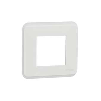 Unica Pro - plaque de finition - Blanc antimicrobien - 1 poste|Schneider Electric-SCHNU400220