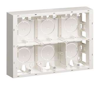 Systo Boîte 16 modules pour montage en saillie Blanc|Hager-HAGWS686