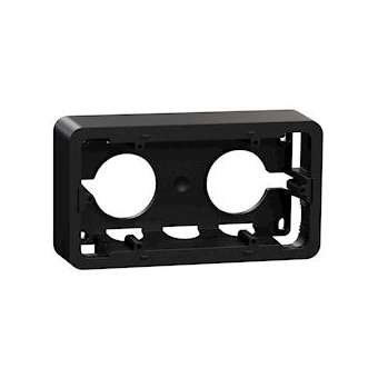 Unica - boîte en saillie - anthracite - 2 postes|Schneider Electric-SCHNU840454