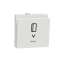 Unica - commande à carte NO/NF - 10A - 2 modules - Blanc - mécanisme seul|Schneider Electric-SCHNU328318