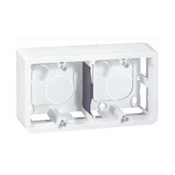 Cadre Mosaic - 4 modules montage horizontal - profondeur 40mm|Legrand-LEG090592