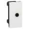 Prise Jack femelle 3,5mm à visser Mosaic 1 module - blanc|Legrand-LEG078764