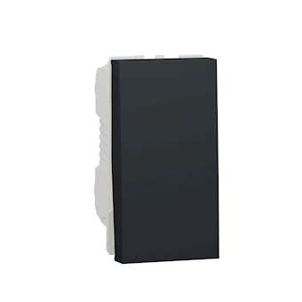 Unica - va-et-vient - 16A - bornier à vis - 1 mod - Anthracite - méca seul|Schneider Electric-SCHNU316354