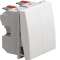 Systo poussoir inverseur 1O+1F 10A 1 module Blanc|Hager-HAGWS029