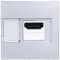 Systo 2M HDMI Prise traversante|Hager-HAGWS263T