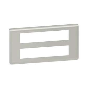 Plaque de finition Mosaic pour 2x10 modules alu|Legrand-LEG079328L