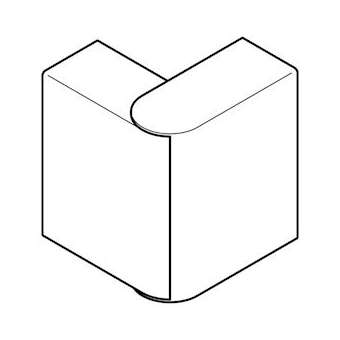 Angle extérieur variable 60DEG à 120DEG - Pour goulotte Logix 160x50mm - Noir|Planet wattohm-PLW68214