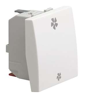 Systo interrupteur va-et-vient VMC 10A 2 modules Blanc|Hager-HAGWS048