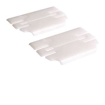 Jeu d'éclisses queraz pour GBD50161 RAL 9010 blanc paloma|Hager-HAGL44659010