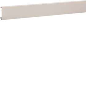 Couvercle p goulotte queraz h54mmxp54mm L200mm 1 compartiment alu RAL 9016 Pure|Hager-HAGGBA4529016