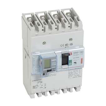 Disjoncteur magnétothermique différentiel DPX³160 Icu 36kA 400V~ - 4P - 160A|Legrand-LEG420117