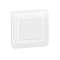 Double interrupteur ou va-et-vient Mosaic 10A blanc complet avec plaque