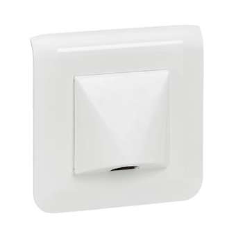 Sortie de câble Mosaic blanc complet avec plaque|Legrand-LEG099208