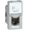 Prise RJ45 catégorie6 FTP Mosaic 1 module - alu|Legrand-LEG079462