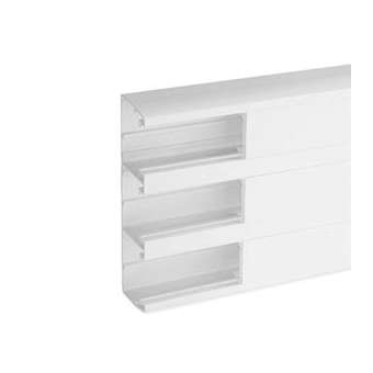 Goulotte d'installation clip45 TerCia TA-C45 200x55 3 compartiments blanche|Iboco-IBOB04519