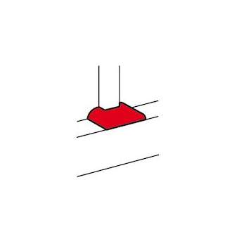 Dérivation plane de corps vers goulotte multi-compartiment DLP monobloc 80mm|Legrand-LEG010733
