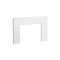 Embout de passage de mur pour TA-E TA-G 100x40 100x60 100x80 blanc|Iboco-IBOB01776