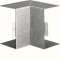 Couvercle angle intérieur camelea pour LFS40060 zingué|Hager-HAGR2551VERZ