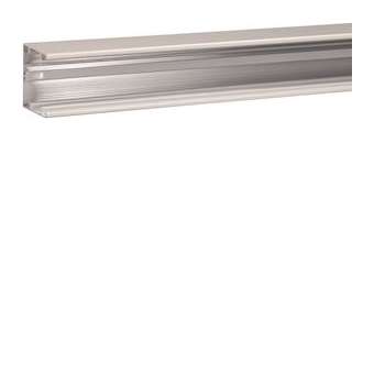Socle pour goulotte queraz h54mm x p54mm L200mm 1 compartiment alu anodisé|Hager-HAGGBA500501ALU