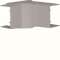 Angle intérieur variable lifea pour LF/LFF40060 h 57mm x p 40mm RAL 7030gris|Hager-HAGLFF400647030