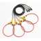 Pack de 4 sondes flex 6000A 61 cm pour Fluke 430 (24 pouces)