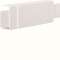 Té et croix lifea pour LF30060 RAL 9010 blanc paloma|Hager-HAGM53969010