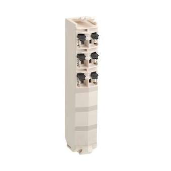 Modicon TM - bornier à 6 contacts - 24V - blanc|Schneider Electric-SCHTM5ACTB06