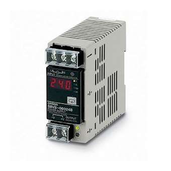 Alimentations s8vs, 24vc.c./2,5a, 60w, rail din, primaire 100-240vc.a., boîtier|Omron electronics-OMRS8VS-06024B