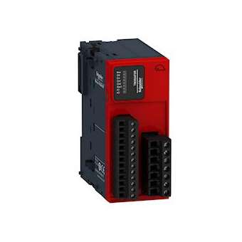 Modicon TM3, module sécurité contrôle AU/inter, cat. 4 SIL3, 24VCC, à vis|Schneider Electric-SCHTM3SAF5R