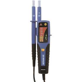 Testeur VAT. DDT.tension AC/DC,IP2X. Afficheur LED. Continuité/Ordre de phase.|Sefram instruments-FR4SEFRAM62