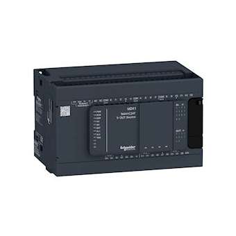 Modicon M241, contrôleur 24E/S PNP, 2 ports série, 24VCC|Schneider Electric-SCHTM241C24T