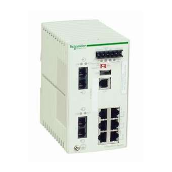 switch Ethernet managé standard - 6 ports cuivre - 2 ports fibre multimode|Schneider Electric-SCHTCSESM083F2CU0